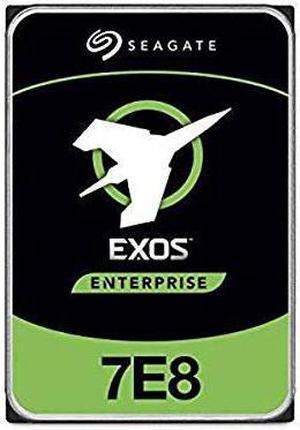 Seagate Exos 7E8 2TB Internal Hard Drive Enterprise HDD - CMR 3.5 Inch 512E SATA 6Gb/s 7200 RPM 256MB Cache for Enterprise, Data Center - Frustration Free Packaging (ST2000NM000A) (ST2000NM000A)