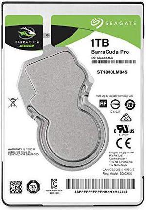 Seagate 1TB Barracuda 2.5" Hard Drive ST1000LM049 (SATA 6Gb/s/128MB/7200 RPM) (ST1000LM049)