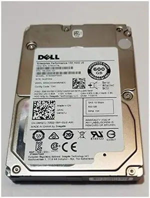 Seagate 600GB HDD 15K RPM 2.5" 12Gb/s SAS Hard Disk Drive Model: ST600MP0005 DP/N: 4HGTJ (4HGTJ)