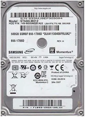 St500lm012 Seagate 500Gb 5400Rpm Sata-300 2.5Inch 8Mb Cache Laptop Ha (ST500LM012) St500lm012 Seagate 500Gb 5400Rpm Sata-300 2.5Inch 8Mb Cache Laptop Ha (ST500LM012)