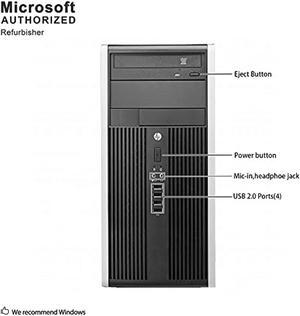HP Compaq Pro 6300 Tower Desktop PC, Intel Quad Core i7-3770 up to 3.9GHz, 16G DDR3, 512G SSD 1T HDD, WiFi, Bluetooth 4.0, DVD, Windows 10 64-Multi-Language Support English/Spanis (CompaqPro6300Tower)
