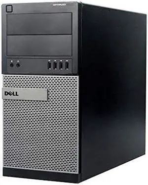 Dell 9010 Tower Desktop Fast Computer - Quad Core Intel i5 3rd Gen, 8GB DDR3 RAM, 500GB HDD, New Keyboard, Mouse, Wireless WiFi, Windows 10 Home(Renewed) (D9010TI5)