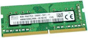 Hynix 8GB PC4-21300 DDR4-2666MHz 260-Pin SODIMM 1.2V Single Rank Memory Module HMA81GS6CJR8N-VK