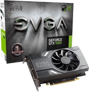 EVGA GeForce GTX 1060 3GB SC ACX 2.0 (Single Fan), 3GB GDDR5,, 03G-P4-6162-KR
