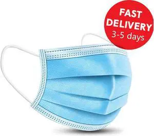 50x Disposable face masks 3 layers Antiviral antibacterial face mask protection Adult child protective nose and mouth masks