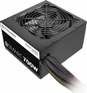 Thermaltake - SMART 700W ATX 80 Plus Power Supply - Black