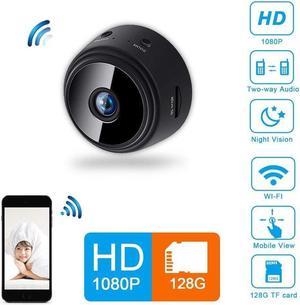 Mini Spy Hidden Camera LONOVE 1080P Full HD Wireless WiFi Security Video Camera with Night Vision and Motion Detection Portable Tiny Nanny Cam with Monitor Phone App for Car Indoor Outdoor Home