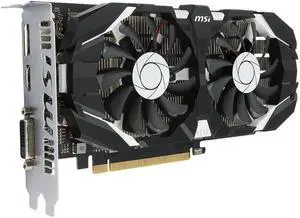 MSI GeForce GTX 1050 Ti DirectX 12 GTX 1050 Ti BiaoFeng 4GV1 128-Bit GDDR5 PCI Express 3.0 x16 HDCP Ready ATX Video Card