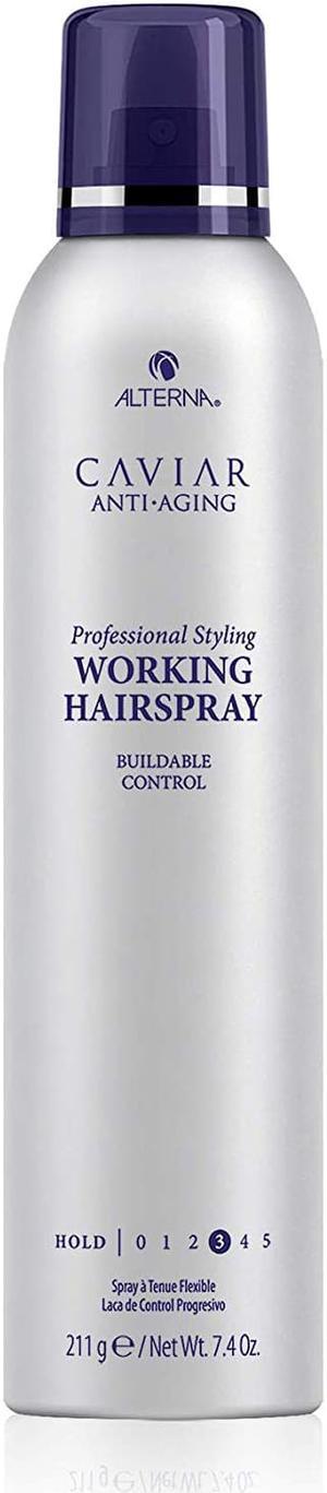 Alterna Caviar Anti-Aging Professional Styling Working Hairspray Buildable Control 7.4oz 211g