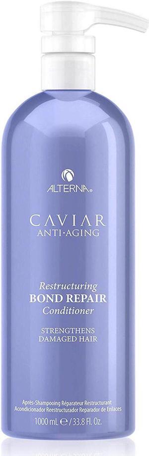 Alterna Caviar Anti-Aging Restructuring Bond Repair Conditioner Strengthens Damaged Hair 33.8oz 1000ml