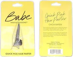 Babe Stainless Steel Quick Pick Hair Parter Regular S/M