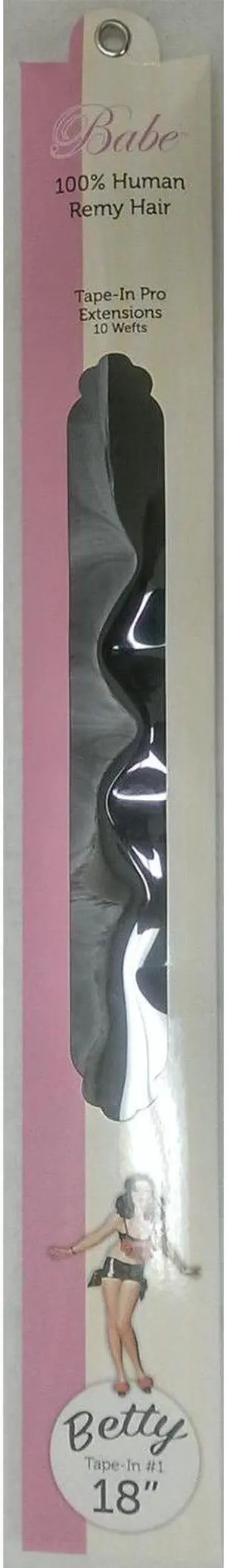 Babe Tape-In Pro Extensions 18 Inch Betty #1 10 Wefts 100% Human Remy Hair Babe Tape-In Pro Extensions 18 Inch Betty #1 10 Wefts 100% Human Remy Hair