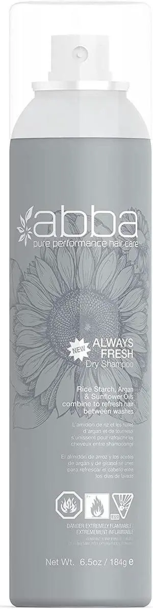 Abba Always Fresh Dry Shampoo To Refresh Hair Between Washes 6.5oz 184g
