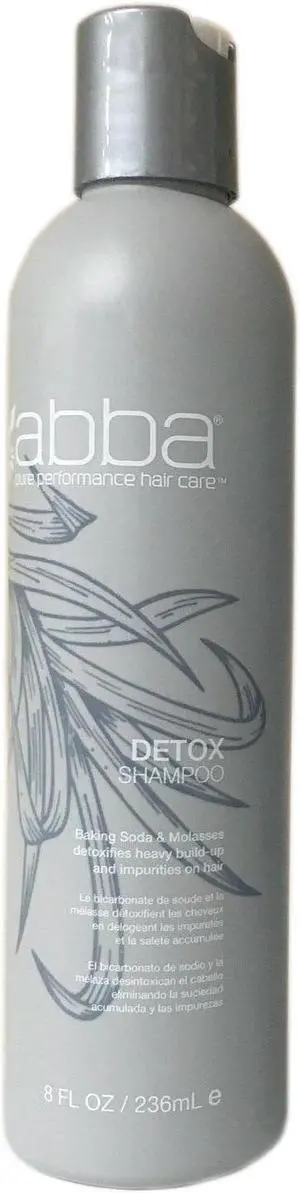 Abba Detox Shampoo Detoxifies Heavy Build-up And Impurities On Hair 8oz 236ml