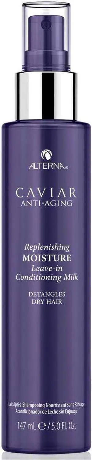 Alterna Caviar Anti-Aging Replenishing Moisture Leave-in Conditioning Milk Detangles Dry Hair 5oz 147ml