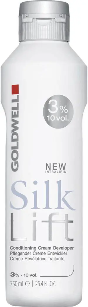 Goldwell Silk Lift 3% 10 Volume Conditioning Cream Developer 25.4oz 750ml