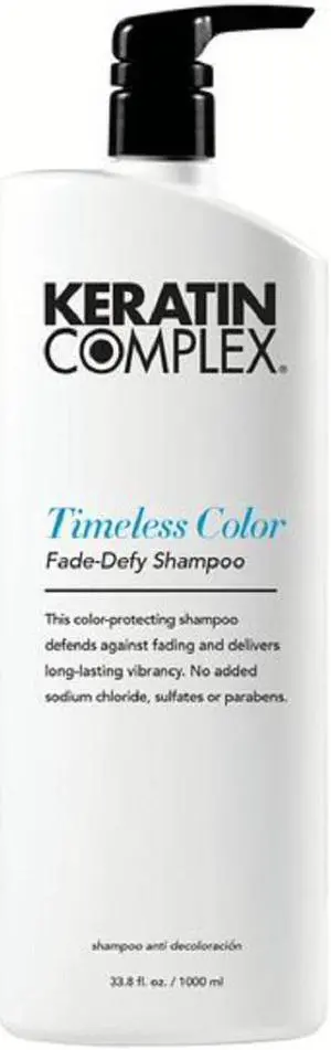 Timeless Color Fade Defy Shampoo by Keratin Complex for Unisex - 33.8 oz Shampoo