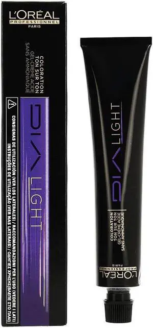 Loreal Professionnel Paris Dia Light 4/4N Medium Brown Demi-Permanent Acidic Gel-Creme Colorant No Ammonia 1.7oz 50ml