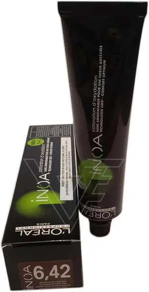 Loreal Professionnel Paris Inoa 6.42 Copper Iridescent Dark Blonde ODS2 Ammonia-Free Permanent Haircolor European=6.42/6CV 2oz 60g