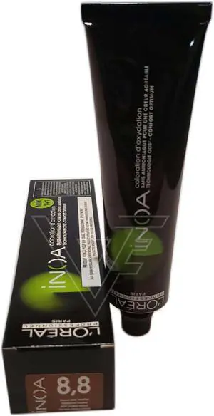 Loreal Professionnel Paris Inoa 8.8 Light Mocha Blonde ODS2 Ammonia-Free Permanent Haircolor European=8.8/8M 2oz 60g