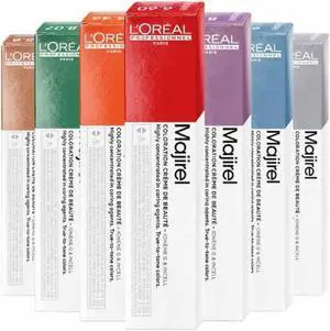 Loreal Professionnel Paris Majirel 5 Light Brown Natural Ionene G Incell Permanent Hair Color European=5/5N 1.7oz 50ml