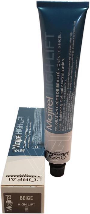 Loreal Professionnel Paris Majirel High Lift Beige Ionene G Incell Permanent Hair Color 1.7oz 50ml
