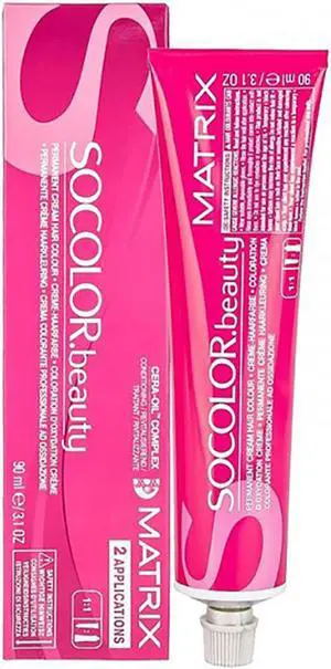 Matrix Socolor Beauty 8C Light Blonde Copper Permanent Hair Color 3.1oz 90ml