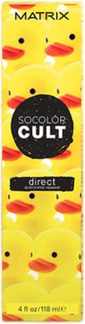 Matrix Socolor Cult Direct Lucky Duck Yellow Semi-Permanent Color 4oz 118g