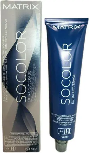 Matrix Socolor Extra Coverage 505C Medium Brown Copper Permanent Hair Color 3oz 85g