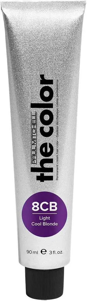 Paul Mitchell The Color 8CB Light Cool Beige Blonde Permanent Cream Hair Color 3oz 90ml