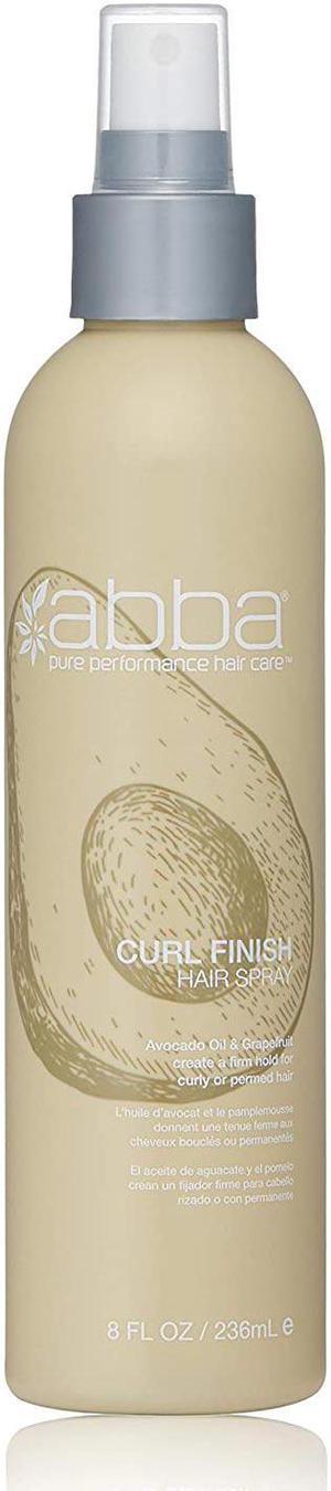 Abba Curl Finish Hair Spray Firm Hold For Curly Or Permed Hair 8oz 236ml