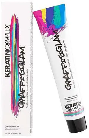 Keratin Complex GraffitiGlam Keratin-Enhanced Intense Direct Pigments Lavender Twilight 3.4oz 100ml Keratin Complex GraffitiGlam Keratin-Enhanced Intense Direct Pigments Lavender Twilight 3.4oz 100ml