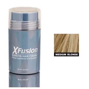 Xfusion Keratin Hair Fibers Medium Blonde 0.53oz 15ml Xfusion Keratin Hair Fibers Medium Blonde 0.53oz 15ml