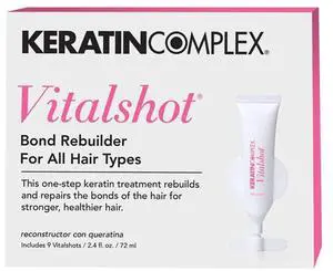 Keratin Complex Bond Rebuilder Vitalshot For All Hair Types 9x2.4oz Keratin Complex Bond Rebuilder Vitalshot For All Hair Types 9x2.4oz
