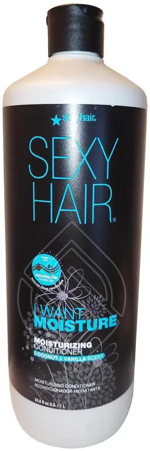 Sexy Hair I Want Moisture Moisturizing Conditioner 33.8oz 1000ml Sexy Hair I Want Moisture Moisturizing Conditioner 33.8oz 1000ml