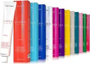Kemon Lunex System Colorful Blue Direct  Hair Color 4.2 Ounce 125 Milliliters