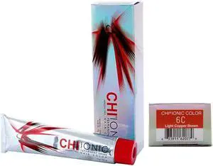 ZZRST Farouk CHI Ionic Permanent Shine Color Light Copper Brown 6C 3 Ounce