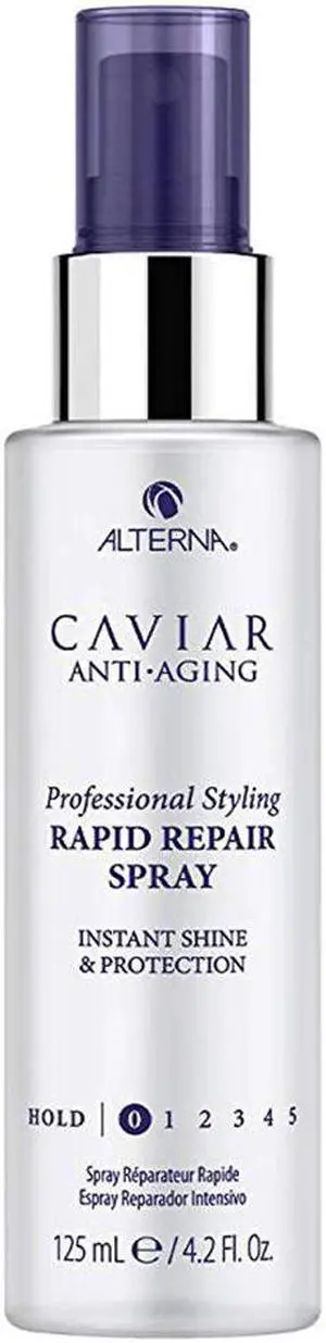 Alterna Caviar Anti-Aging Rapid Repair Spray Professional Styling Instant Shine And Protection 4.2 Ounce 125 Gram