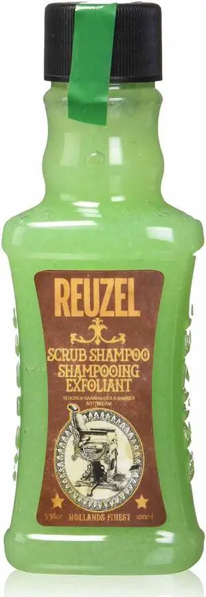 ZZRST Reuzel Holands Finest Mens Hair Care Scrub Shampoo 3.38 Ounce
