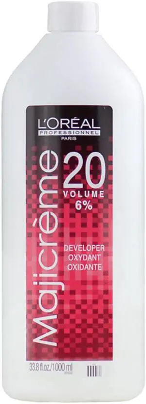 LOreal Professionnel MAJICREME Hair Color Developer 33.8oz (20 Volume 6%)