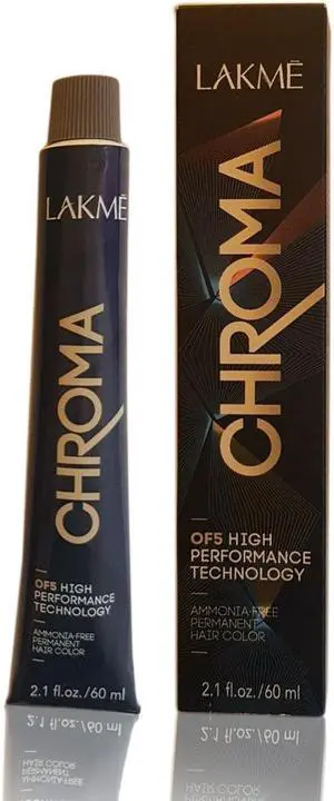 Lakme Chroma 8/00 OF5 High Performance Hair Color Light Blonde 2.1 Ounce 60 Milliliters