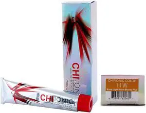 ZZRST Farouk CHI Ionic Permanent Shine Color Extra Light Warm Blonde 11W 3 Ounce