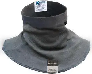 KEZZLED Welding Neck Protector- Cut, Scratch, Heat & Flame Resistant Neck Protection, Neck Gaiter- Made of 100% Kevlar® by DuPont with added UV Rays, Sun, Cooling Protection [ Black ]