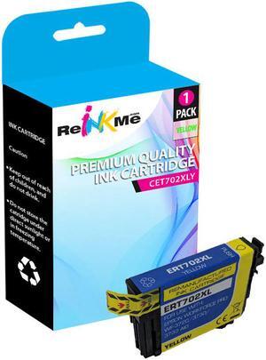 ReInkMe Compatible T702XL420 Yellow Ink Cartridge for Epson WF-3730 WF-3720
