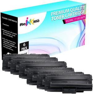 ReInkMe 6 Pack Compatible ML-1710D3 Toner Cartridge for Samsung ML-1510 1520