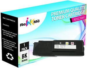 ReInkMe Compatible 593-BBBU Black Toner Cartridge for Dell C2660dn C2665dnf