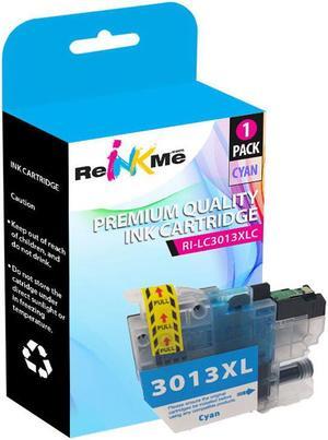 ReInkMe Compatible LC3013C Cyan Ink Cartridge for Brother MFC-J491DW MFC-J497DW