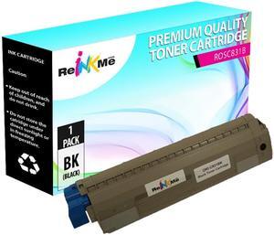 ReInkMe Compatible 44844512 Black Toner Cartridge for Okidata C831n MC873dn