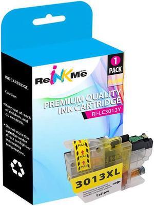 ReInkMe Compatible LC3013Y XL Yellow Ink Cartridge for Brother MFC-J491DW
