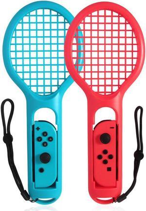 2 x Tennis Rackets Handle Holder Grip for Nintendo Switch Joy-Con Controller